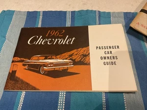 1962 Chevrolet Impala Bel Air Owners Manual Original 3rd ed - Foto 1 di 5
