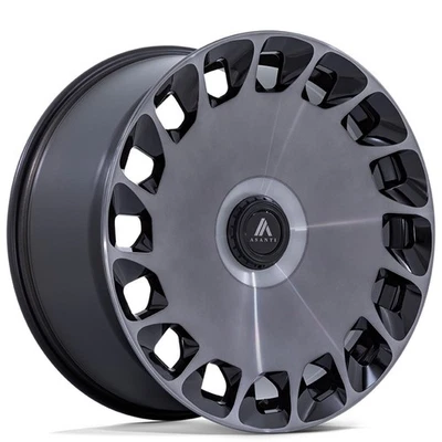 20x10.5"Asanti Wheels ABL-45 Aristocrat Gloss Black Machined/Double Dark (S04) Foto 1 de 4