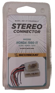 Scosche 1986-2011 Select Honda, Acura, & Isuzu Power/Speaker Connector - Picture 1 of 4