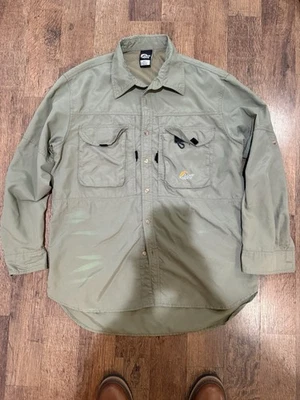 Camisa Lowe Alpine Outdoor System Ventilada Ripstop Verde/Caqui Para Hombre Mediana Foto 1 de 4