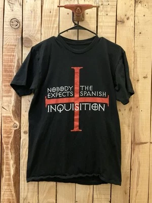 Nobody Expects The Spanish Inquisition Monty Python Camisa Negra Hombre’s Mediana Foto 1 de 3