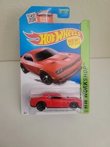 Hot Wheels 2015 HW Workshop '15 Dodge Challenger SRT Red REAR DETAILED - Picture 1 of 3