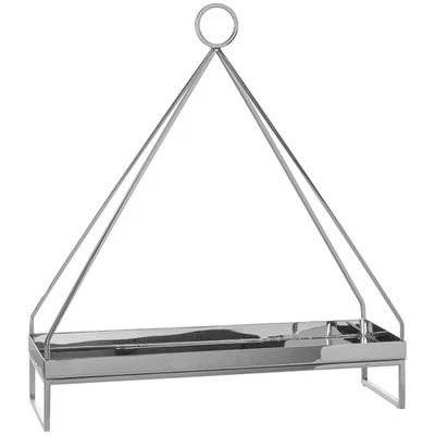 Fink großes Edelstahltablett 50cm Deko-Tablett schmal zum Stellen oder Aufhängen - Bild 1 von 4