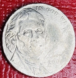 DIE ADJUSTMENT STRIKE ON 2006-D JEFFERSON NICKEL . One-of-a-kind ERROR COIN. - Picture 1 of 4