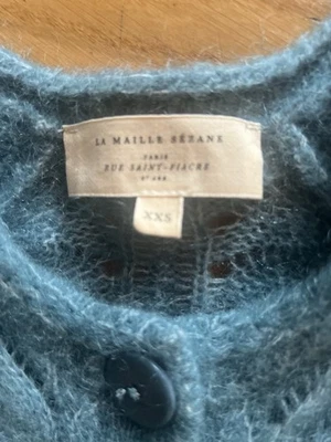 Sézane Mohair/Merino Strickjacke Pullover Türkis, Gr XXS, Gr. 34/36 - Bild 1 von 4