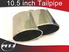 Universal Stainless Semi Oval Slash Cut Tailpipe R H Side Backbox Tail Pipe Trim