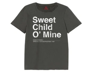 Amplified T-shirt Guns N' Roses "Sweet Child O' Mine" Kids Shirt Charcoal New - Picture 1 of 4