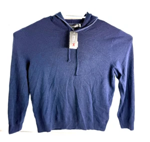 Polo Ralph Lauren RLX Lavable Cashmere Sudadera con Capucha Azul Para Hombre Talla XLarge - Imagen 1 de 14
