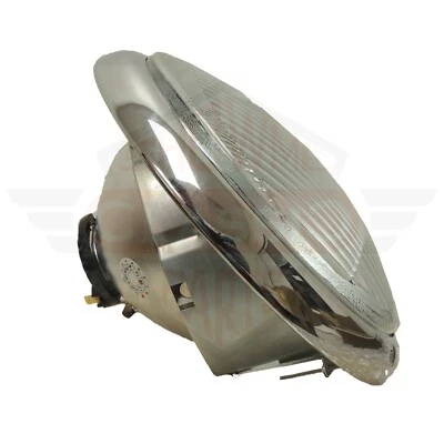 Conjunto de faros de lente transparente Porsche 356 1956-1965 acabado cromado estilo pendiente euro Foto 1 de 2