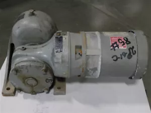 USED 1/4 HP US Motors Enclosed High Eff. Motor A671 w/Syncrogear Reducer 1750RPM - Picture 1 of 8