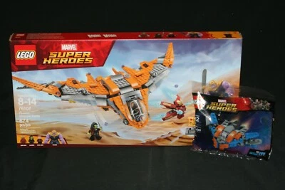 LEGO MARVEL SUPER HEROES 76107 THANOS: ULTIMATE BATTLE (2018) NEW SEALED + BONUS - Image 1 of 4