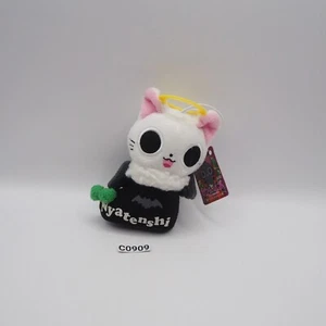 The Gothic World Of Nyanpire C0909 Cat Nyatenshi Strap mascot Plush 4" Toy Doll - Picture 1 of 6