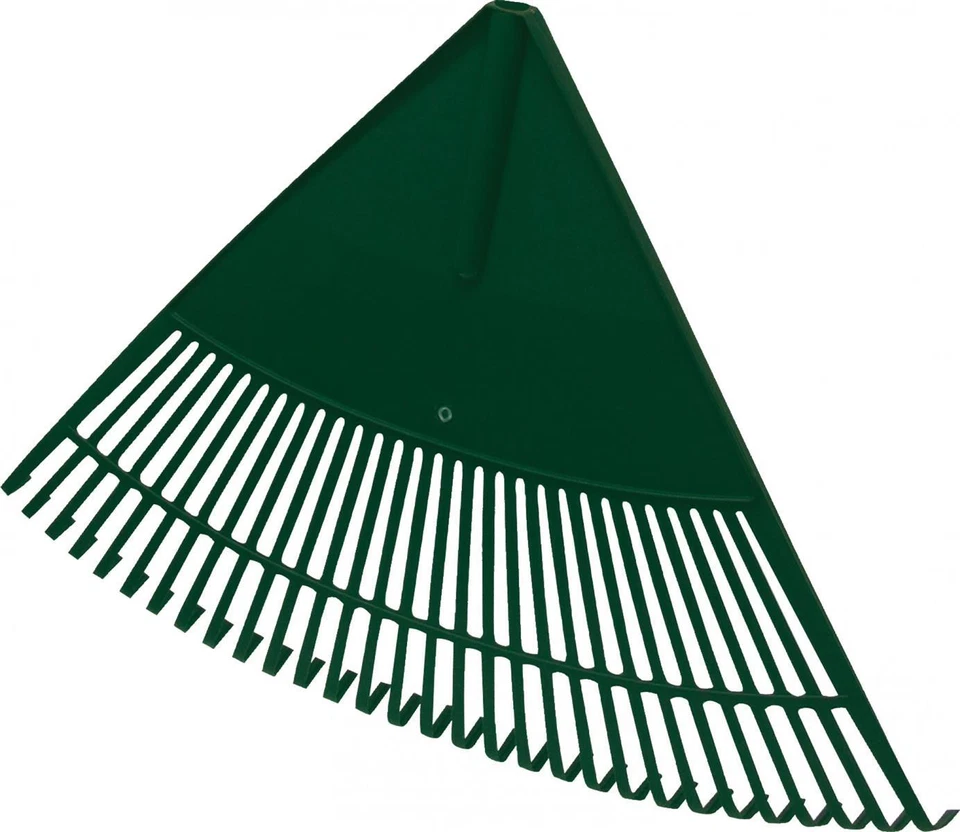 Kunststoff Laubbesen Riesen Laubrechen Fächerbesen 78cm breit mit 30 Zinken - Bild 1 von 1