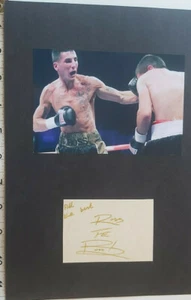 £7.99 START ROSS "THE BOSS" BURKINSHAW HAND SIGNED CARD WITH COA - OFFERS - Picture 1 of 3