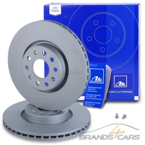 ATE 2x BREMSSCHEIBE VORNE FÜR VW JETTA 3 4 PASSAT B6 3C B7 B8 3G TIGUAN TOURAN - Bild 1 von 7