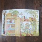 Vtg Mallod Melamine Serving Tray Country Pantry Made In Great Britain 18.5X13.75