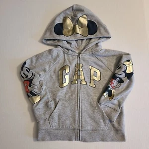 Disney, Mickey & Minnie Hoodie by GAP  -Toddler  (SIZE 4) - Picture 1 of 6