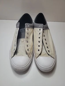 Converse All Star Low Top Herren 12 Stil 164286F grau weiß gebraucht schmutzig Profilabnutzung - Bild 1 von 19