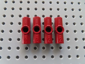 Lego 4 x Technic Achs- u. Pin Verbinder 32034 Nr. 2 dunkelrot 10236 70738 75004 - Bild 1 von 1