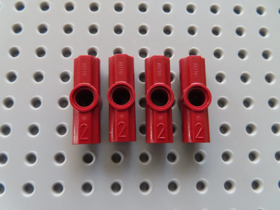 Lego 4 x Technic Achs- u. Pin Verbinder 32034 Nr. 2 dunkelrot 10236 70738 75004 - Bild 1 von 1
