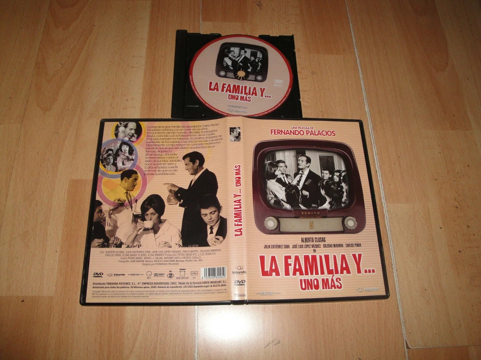 LA FAMILIA Y UNO MAS EN DVD CLASICO DEL CINE ESPAÑOL UN FILM DE PEDRO MASÓ   - Imagen 1 de 1