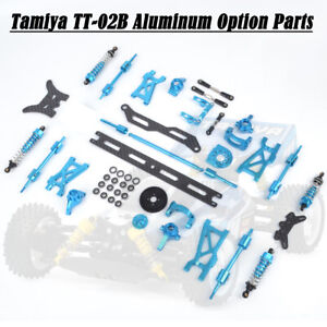 Aluminum Option Parts Shocks/Tire/Bearings/Chassis Kit for Tamiya TT02B Upgrades
