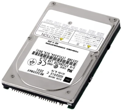 Toshiba MK3205MAV 3.2GB 4200RPM 128KB IDE ATA HDD2912 2.5" - Image 1 of 3
