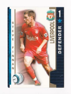 Steve Finnan - Liverpool FC - 2004/2005 EPL Shoot Out Football Trading Card - Picture 1 of 2