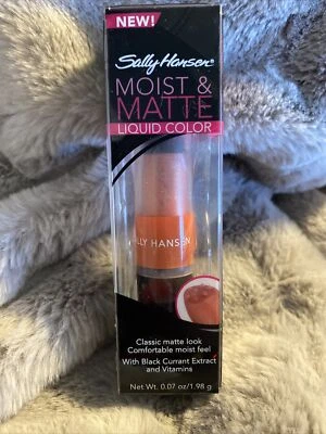 Sally Hansen Moist & Matte Liquid Color .07 oz Shantung 6770-40 NIB - Image 1 of 3