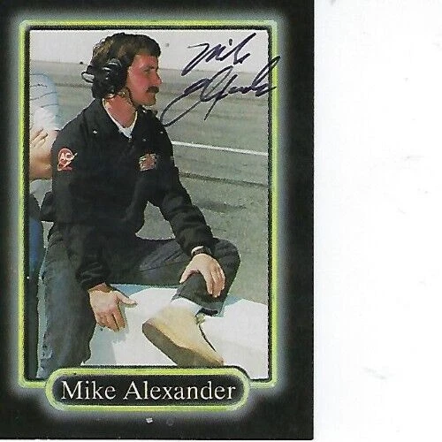 MIKE ALEXANDER SIGNED 1990 MAXX RACING #84 - NASCAR - Image 1 of 1