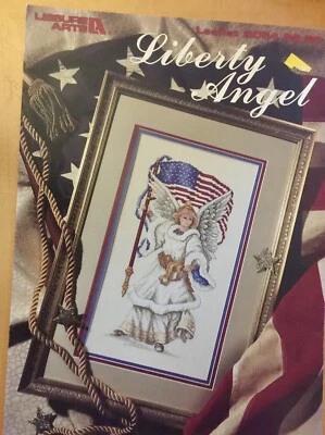 Liberty Angel Patriotic Cross Stitch Chart from Leisure Arts - Image 1 of 2