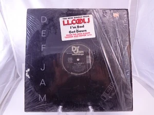 LL COOL J: I’m Bad/Get Down Original 12” Vinyl Single Def Jam Records 1987 VG+ - Picture 1 of 3