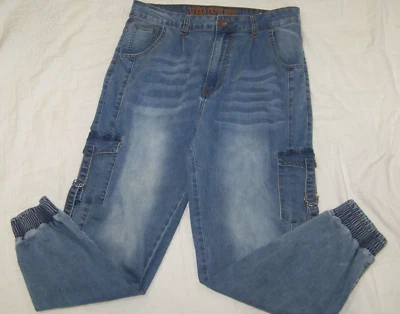 Mujer V.I.P. Jeans - Talla 13/31 - Frente plisado - Estilo único Foto 1 de 4