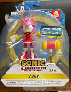 Amy - From Sonic The Hedgehog 30th Anniversary 4" Action Figure NEW! JAKKS