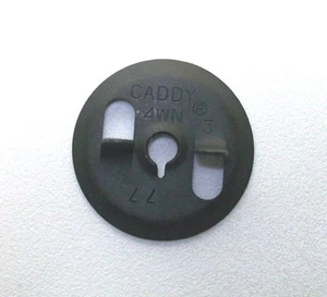 Lot 100 Caddy 4WN Twist-On Fixture Support Threaded Wing Nut/washer 4-WN - Picture 1 of 3