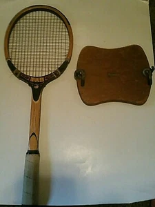 Vintage Tad Davis Victor Hi-Point Wooden Tennis Racket Brand New RARE 4 5/8 M - Picture 1 of 12