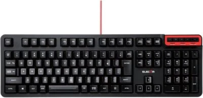 ELECOM USB-A Gaming Keyboard 108 key TK-DUX30BK From Japan - Image 1 of 4