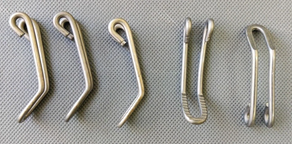 M-WAVE 5 Stk. Halterung Fahrrad Lampen Frontlicht Halter Edelstahl Licht Befestigung