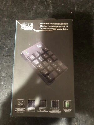 Adesso WKB-6010UB Wireless Spill Resistant 18-Key Numeric Keypad - Image 1 of 3