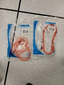 C2G 3m LC-LC 50/125 Duplex Multimode Fiber Cable - 33029 Orange - Photo 1/1