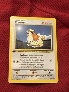 1st Edition 1999 Pokemon Base Set Pidgey (Roucool) French 57/102 Played - Picture 1 of 18