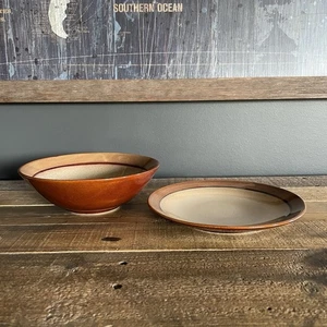 Sie wählen SANGO Karamell 4815 SALATTELLER 8-1/8" und oder MÜSLISCHALE 7-7/8" Braun - Bild 1 von 9