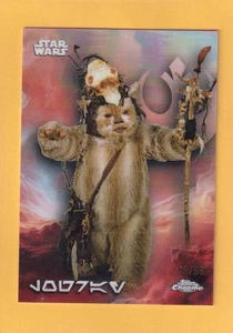 2025 Topps Chrome Star Wars Aurebesh #AV-81 Logray NM-MT+ 43/99 - Bild 1 von 2