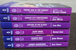 Harlequin Intrigue Lot of 6 Books 2015 Dec Beverly Long Alice Sharpe Lena Diaz - Imagen 1 de 11