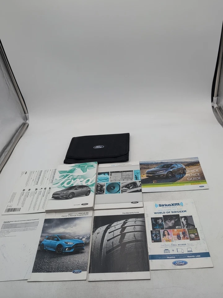 2017 Ford Focus Owners Manual With RS Supplement And Sync 3 Guide Plus Case - Image 1 of 4
