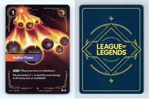 Bullet Time #268/298 Riftbound League Of Legends Origins 2025 Epic Holo TCG - Picture 1 of 1