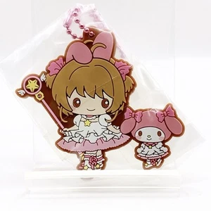 Sanrio × Cardcaptor Sakura My Melody Rubber Mascot Charm Bandai Japan F/S - Picture 1 of 8