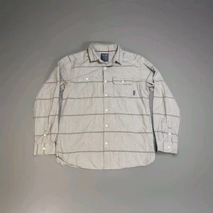 Camisa a Rayas Mountain Hardwear Frequentor Para Hombre XL/TG Beige Abotonada Manga Larga - Imagen 1 de 8