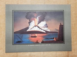 31a Eruzione del vulcano Vesuvio Settembre 1790 Ernesto Salzano Ristampa - Picture 1 of 1