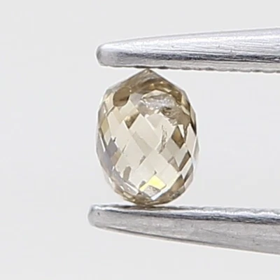 0.19ct Drilled Briolette Shape Brilliant Cut Loose Natural Diamond Fancy Diamond - Image 1 of 4